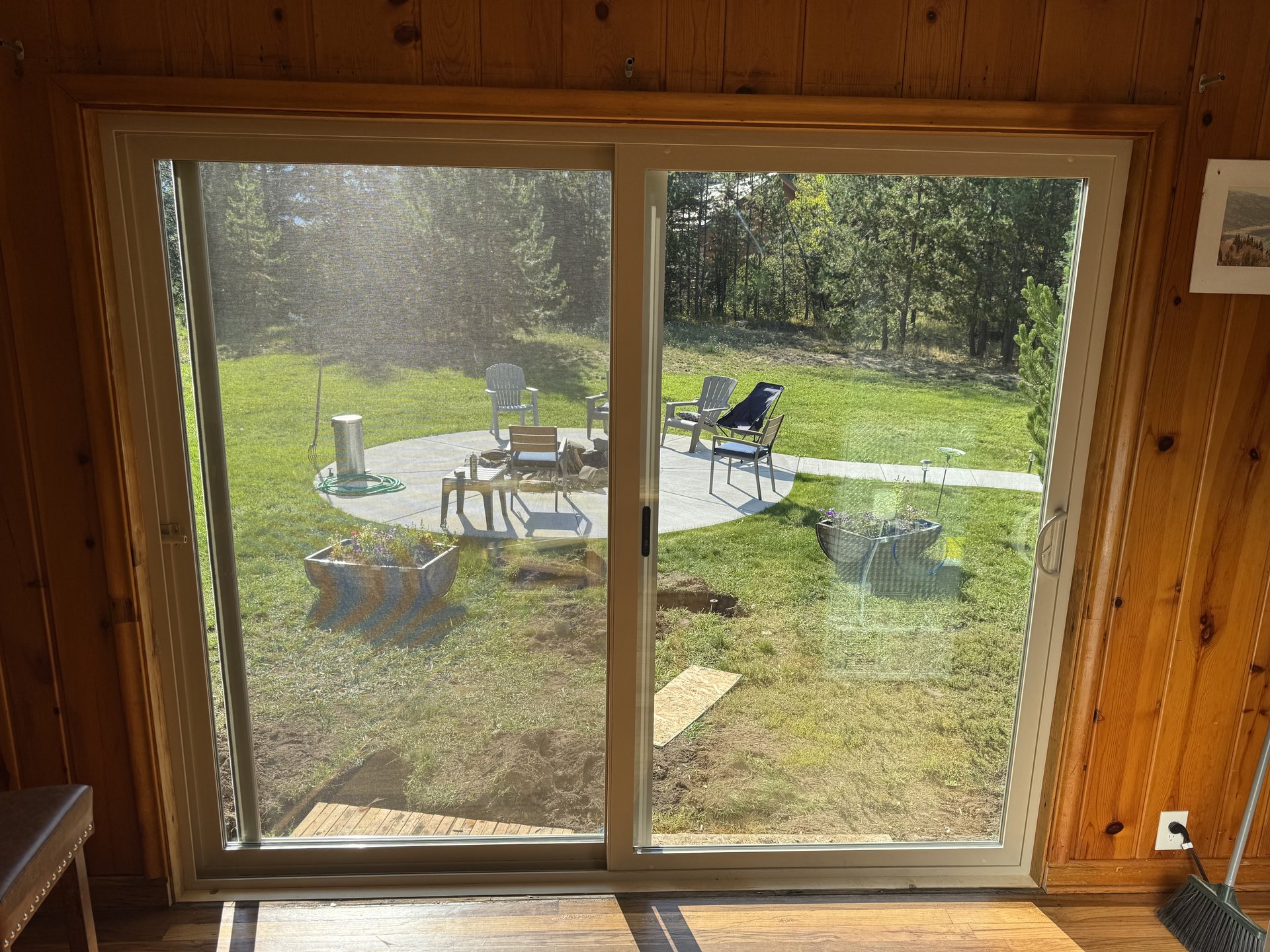 Patio door installation