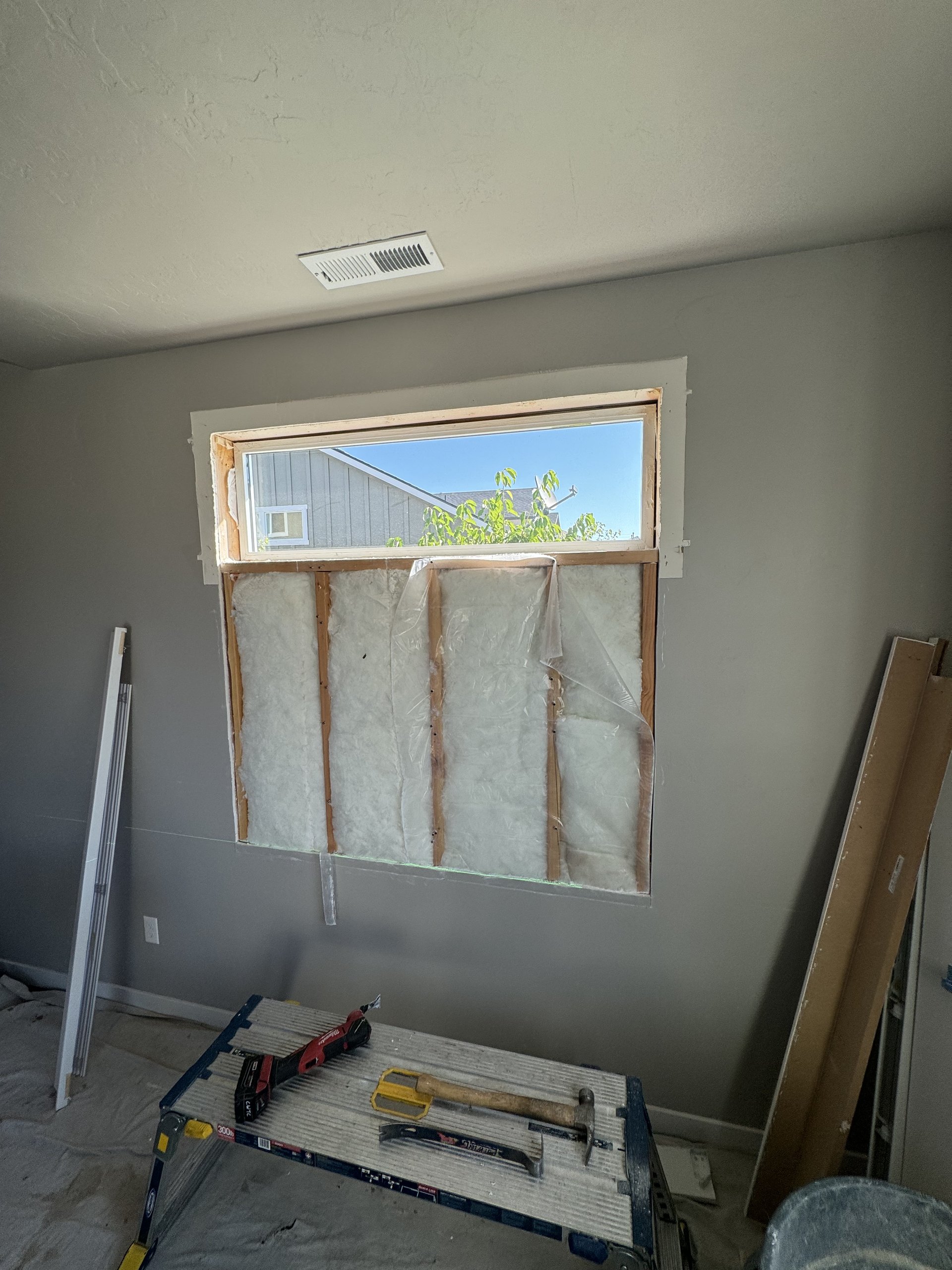 Wall opening expanded