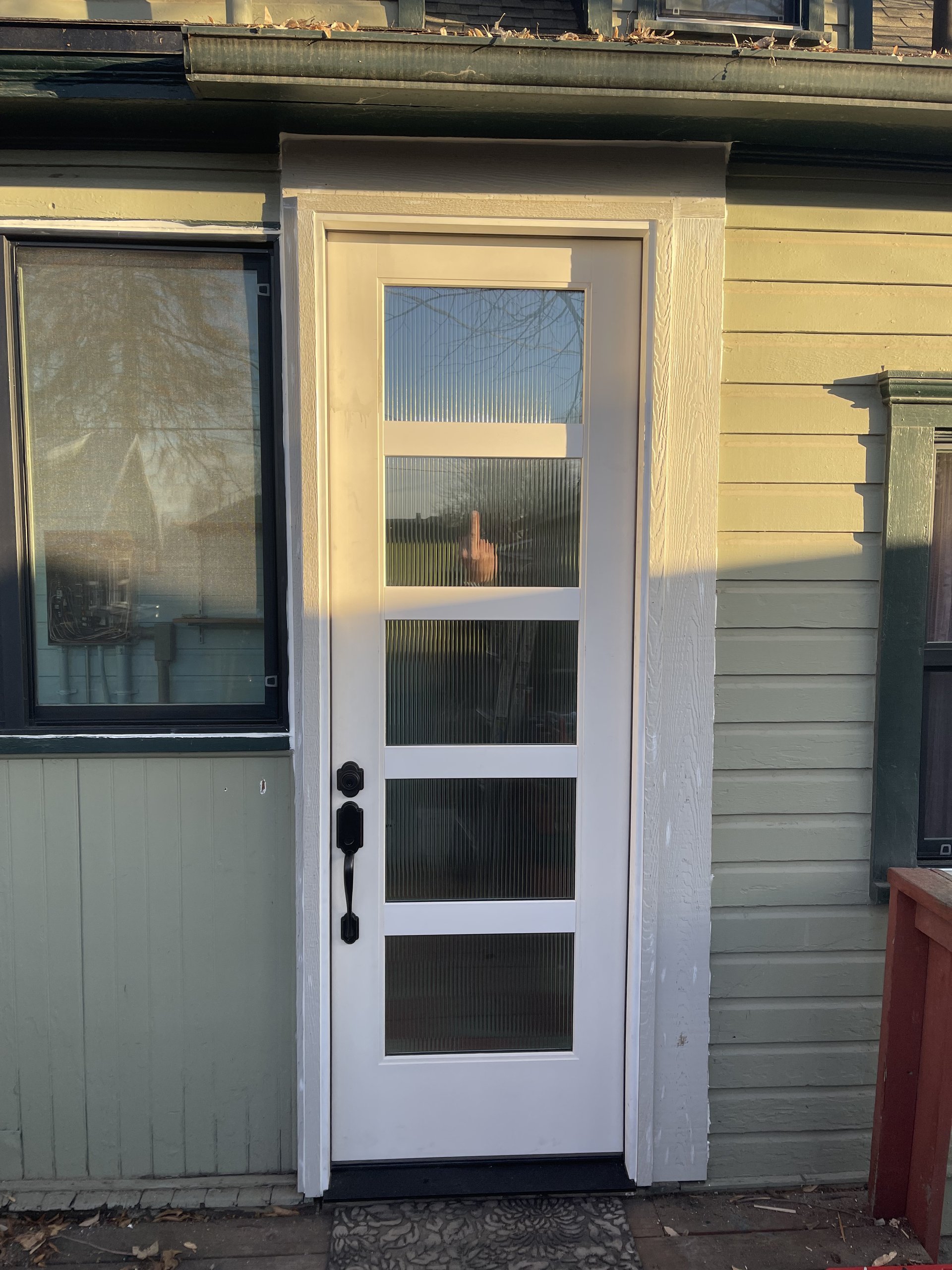 Another new door installation
