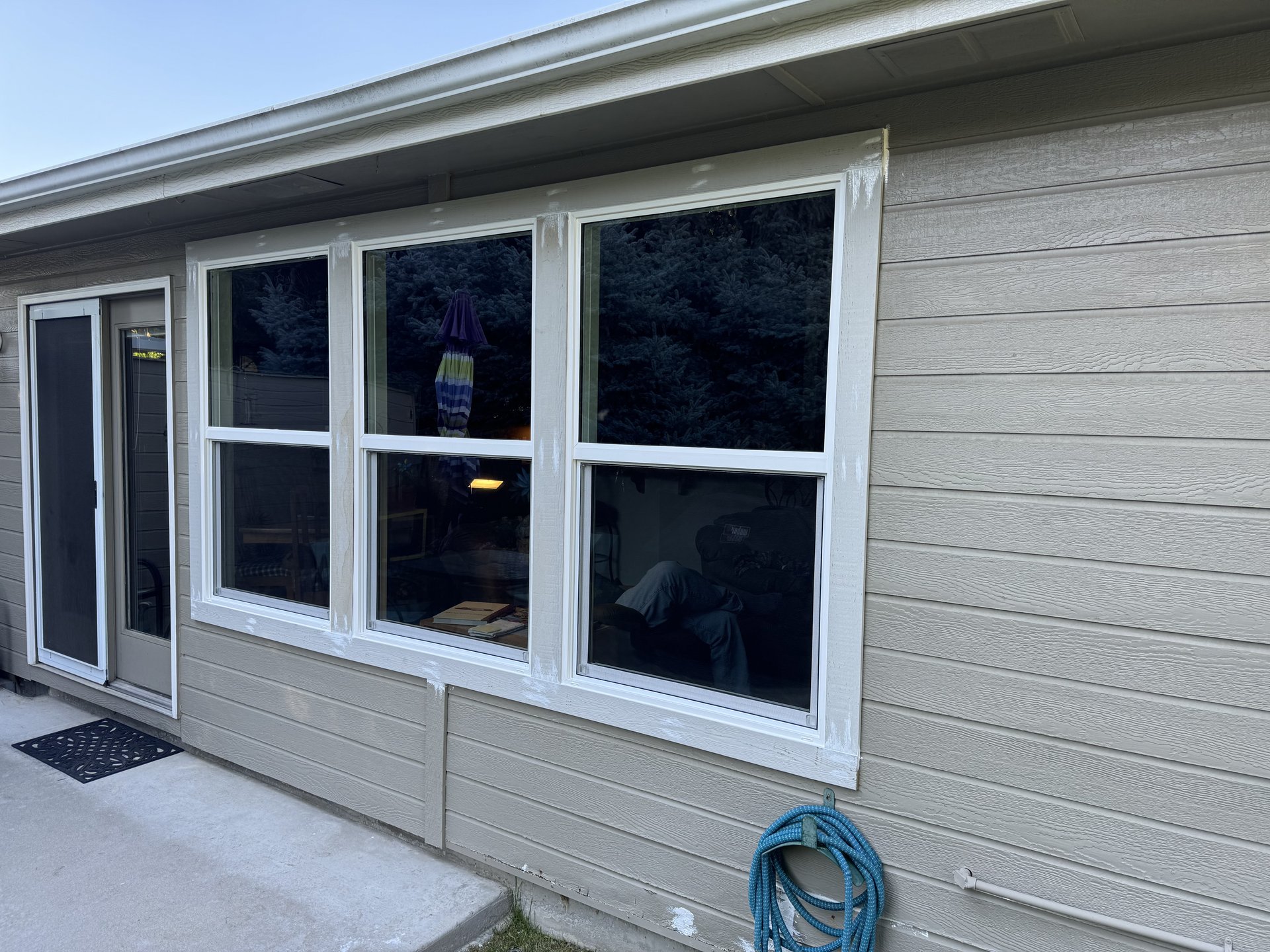 Picture window installation